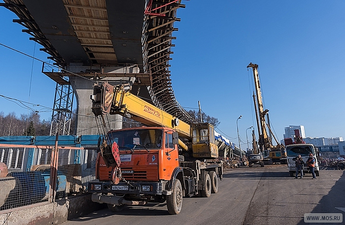 Реконструкция развязки МКАД с Каширским шоссе будет завершена в 2015 году  – Собянин