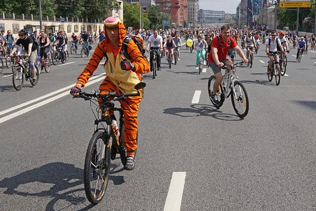 В конце мая в Москве пройдет Всероссийский велопарад