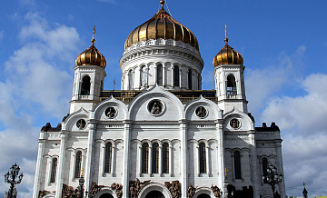 Икону Андрея Рублева представят в храме Христа Спасителя на Троицу