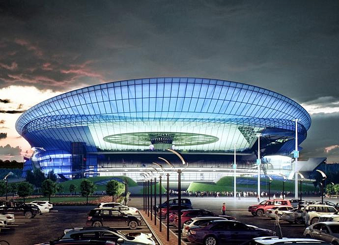 Реконструкция стадиона «Лужники» идёт высокими темпами