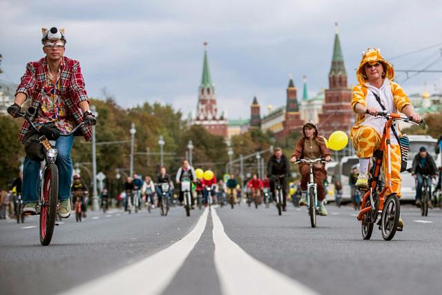 Около 30 тысяч человек примут участие в осеннем велопараде в Москве 17 сентября