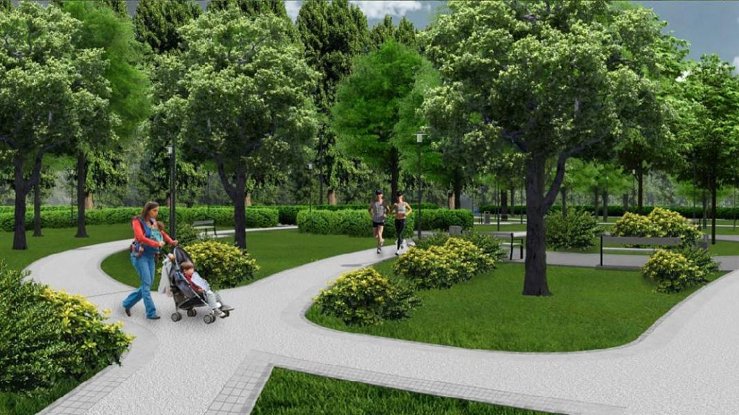 В Пресненском районе появится пешеходная зона с садом 