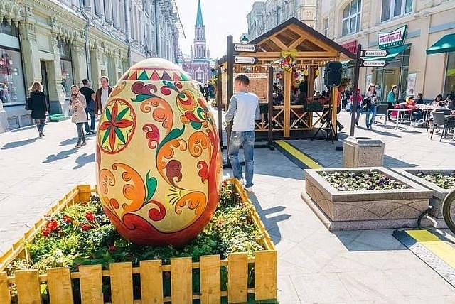 Московские улицы готовятся к фестивалю «Пасхальный дар»