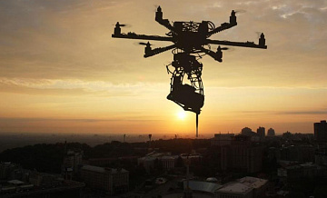 Нелегальный запуск дрона в центре Москвы
