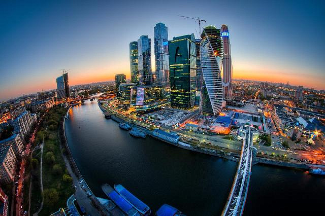 Строительство объектов в «Москва-Сити»