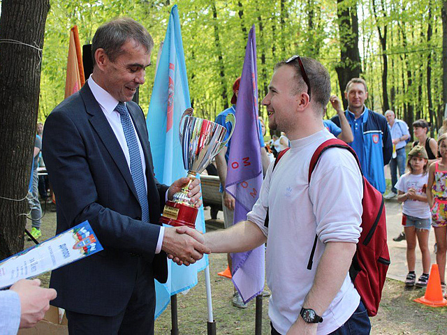 В День Победы должностные лица САО наградили наших головинских гиревиков