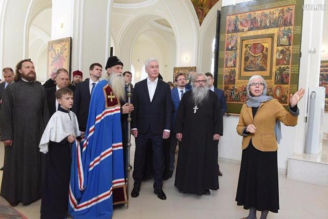 Мэр Москвы Сергей Собянин посетил музей старообрядчества «Рогожская слобода»