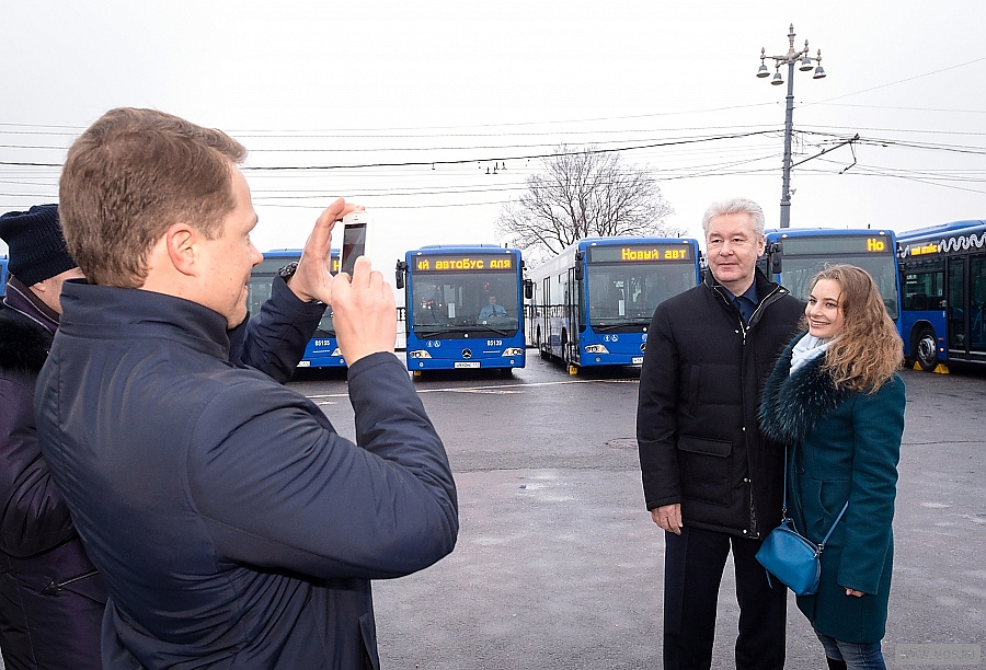 Собянин: 80 процентов автобусного парка обновлено за последние четыре года
