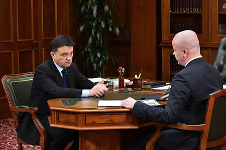 Губернатор МО Воробьев выслушал отчет Андрея Дунаева по реализации поручений 