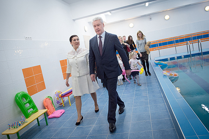 Собянин: За год в Троицке открывается второй новый детский сад  