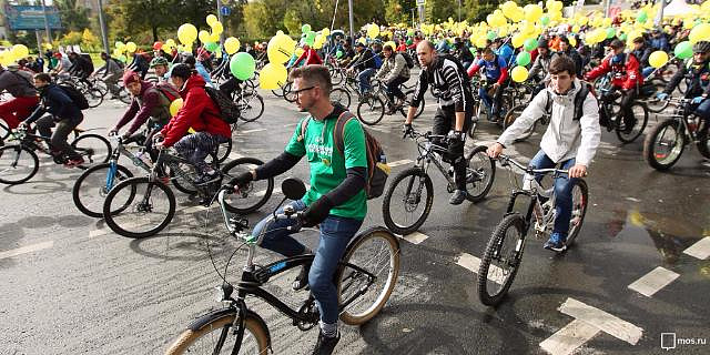 В парке «Красная Пресня» устроят велопикник для участников Московского велопарада