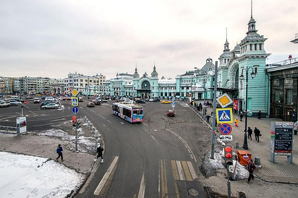 Водители теряют в пробках на Белорусской около 40 минут