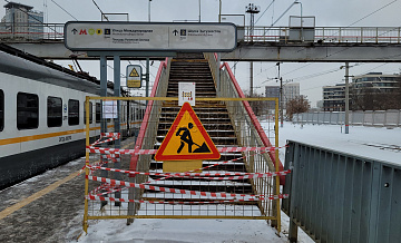 Сход моста завершают на станции «Москва-Товарная-Курская» 