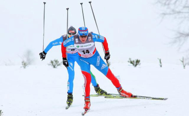 Молодые лыжники из России устроили шоу во время финиша в США