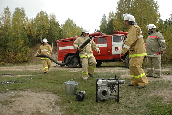 Команда Головинского района заняла 3 место в соревнованиях добровольных пожарных дружин